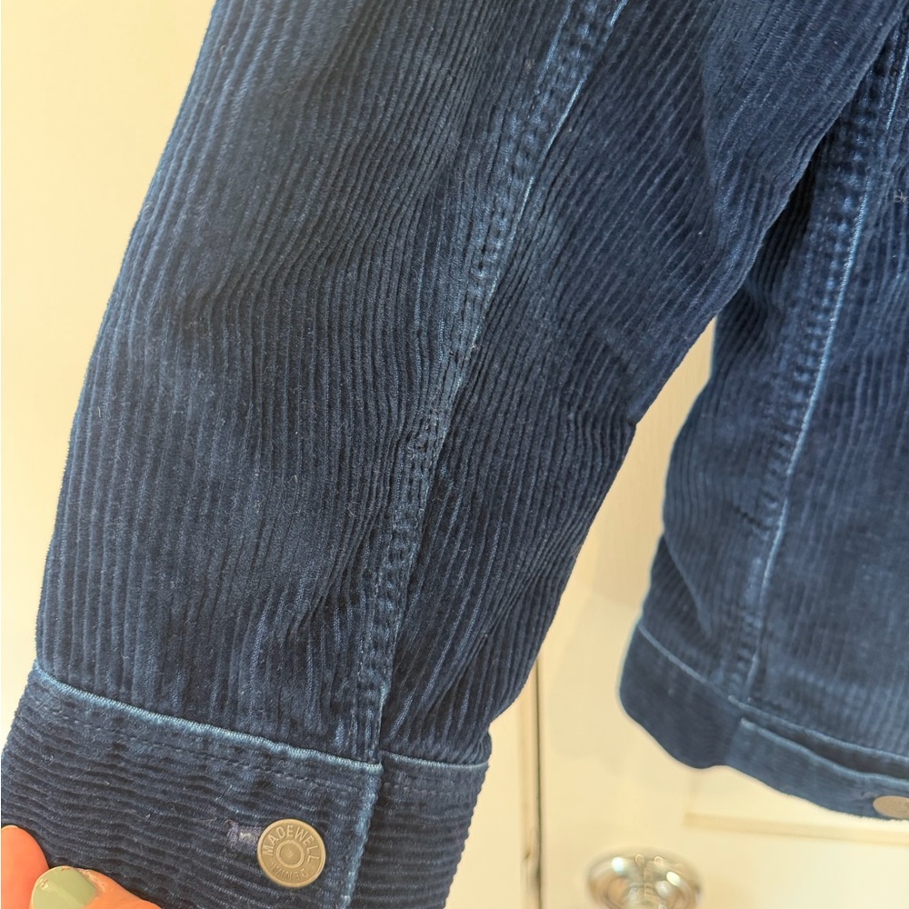 Madewell Women’s Navy Corduroy Jacket - Picture 5 of 7